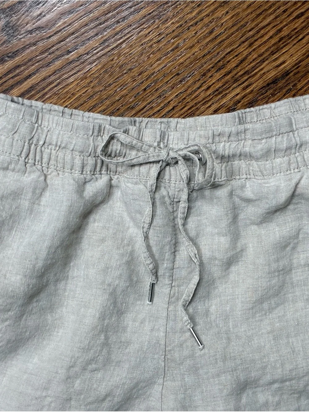 H&M linen drawstring pants